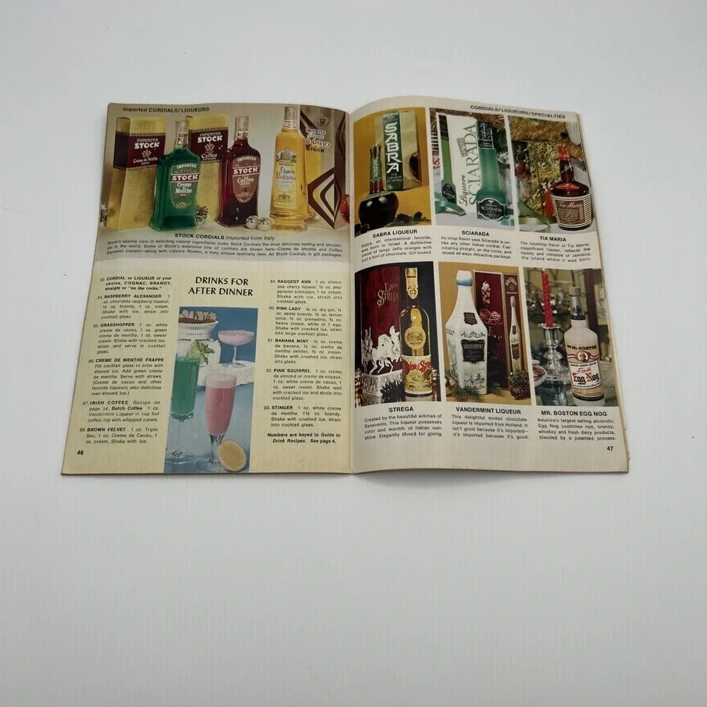 Liquor Mart Inc Guide Book OS 1977 Social Calendar Entertaining‎ Mixology